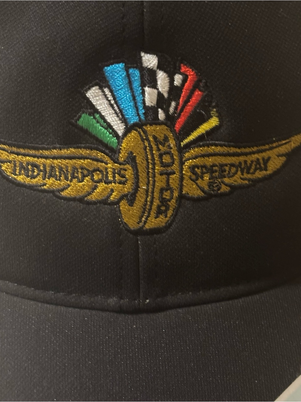 Nike Black Cap with Multicolor Indianapolis Speedway Emblem - Picture 4 of 9